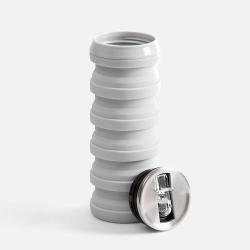 Складная бутылка для воды Folla; - купить именные сувениры в Воронеже