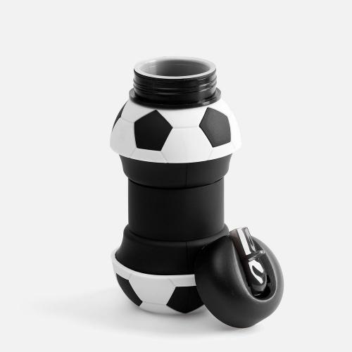 Складная бутылка для воды Football Flex; - купить именные сувениры в Воронеже