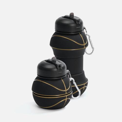 Складная бутылка для воды Basketball Flex; - купить бизнесс-сувениры в Воронеже