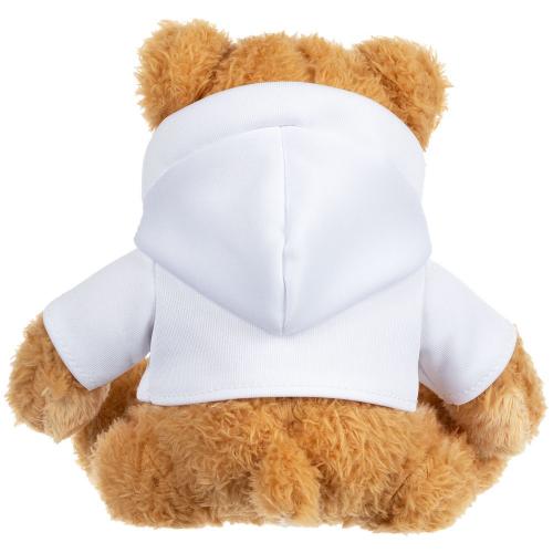 Мягкая игрушка «Мишка Cuddleton» в белом худи; - купить необычные сувениры в Воронеже