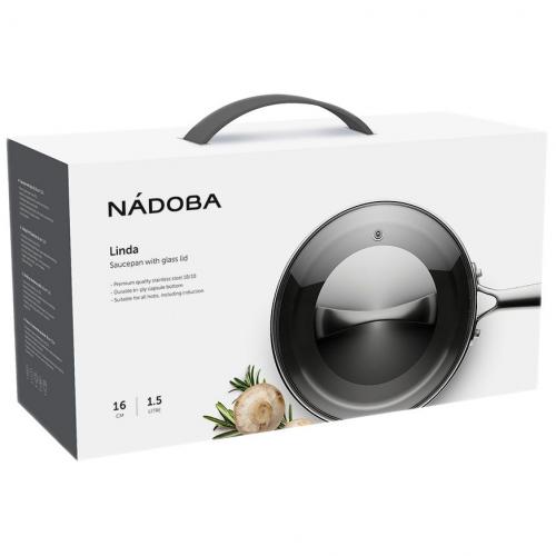 Ковш со стеклянной крышкой Linda; - купить необычные сувениры в Воронеже