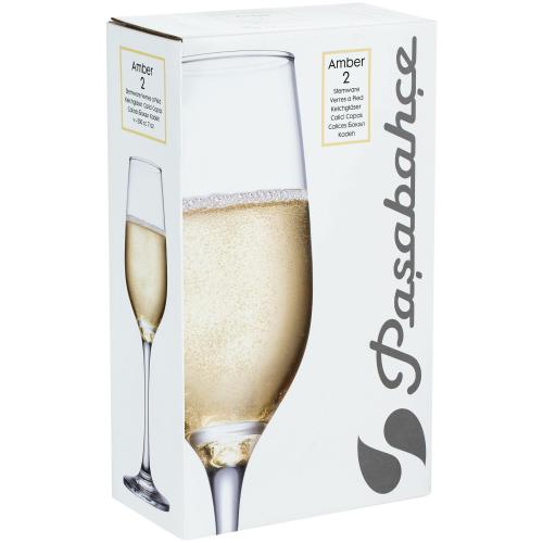 Набор из 2 бокалов для шампанского Amber; - купить именные сувениры в Воронеже