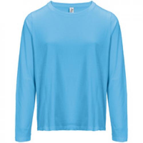 Футболка с длинным рукавом женская Monarch Women, ярко-бирюзовая