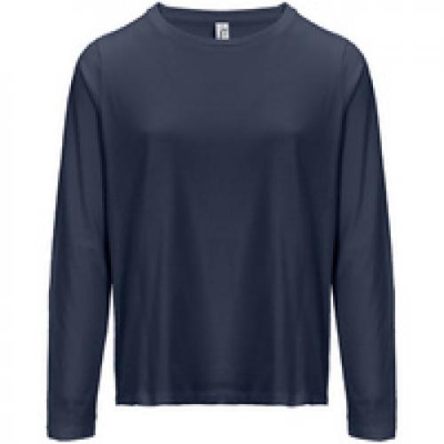 Футболка с длинным рукавом женская Monarch Women, темно-синяя (navy)