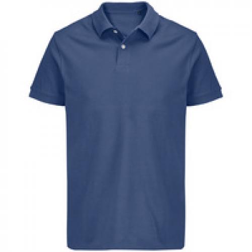 Рубашка поло унисекс Pacific, синяя (джинс)