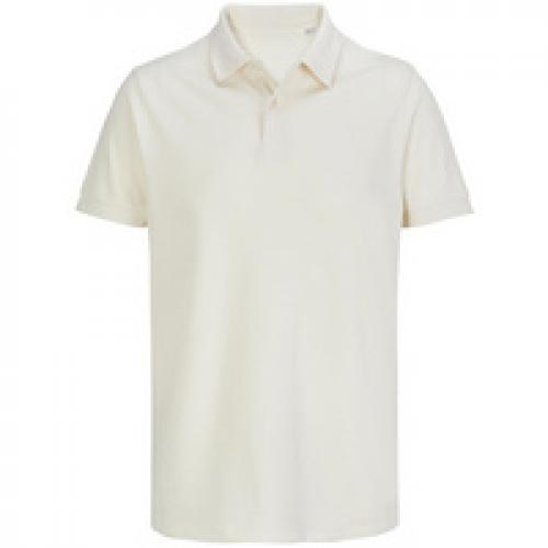 Рубашка поло унисекс Pacific, светло-бежевая (неокрашенная)