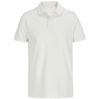 Рубашка поло унисекс Pacific, молочно-белая