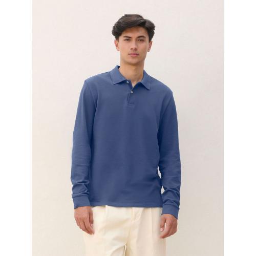 Рубашка поло унисекс с длинным рукавом Pacific LSL; - купить именные сувениры в Воронеже