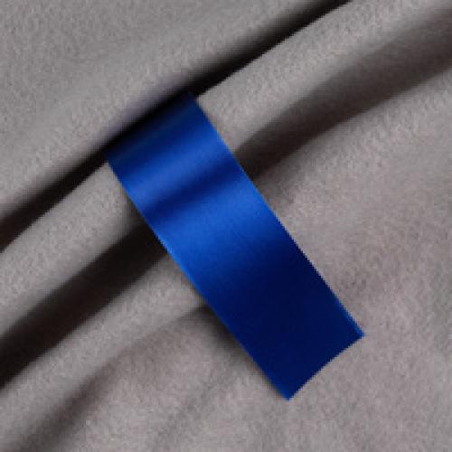 Лента сатиновая Satin 35 XXL, синяя, 230 см