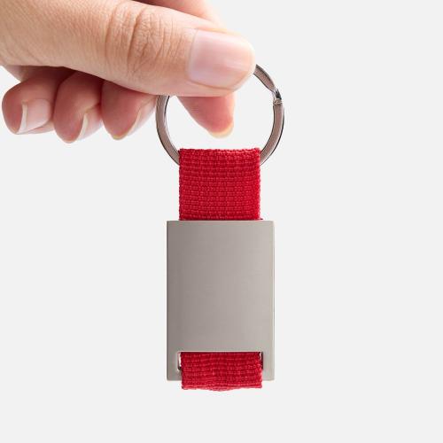 Брелок Inlet с тканевой вставкой; - купить именные сувениры в Воронеже