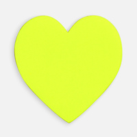 Наклейка тканевая Lunga Cor, M, желтый неон