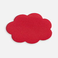 Наклейка тканевая Lunga Calum, L, красная