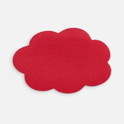 Наклейка тканевая Lunga Calum, L, красная