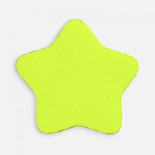 Наклейка тканевая Lunga Bial, M, желтый неон