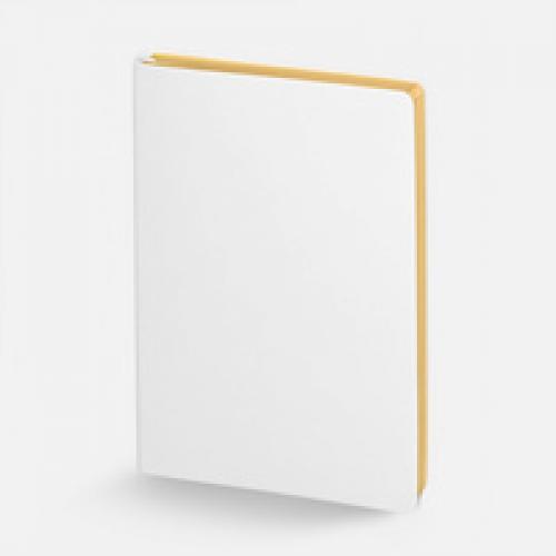 Ежедневник Nebraska Flex, недатированный, белый с золотистым