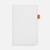 Ежедневник White Shall, недатированный, бело-оранжевый