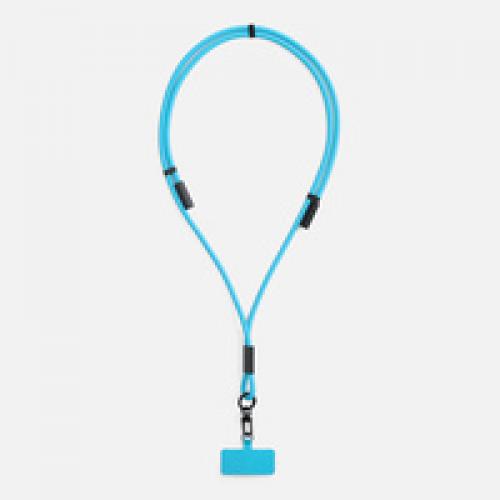 Кабель-ланьярд energyFlex Power Delivery 60 Вт, голубой