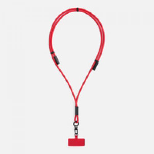 Кабель-ланьярд energyFlex Power Delivery 60 Вт, красный