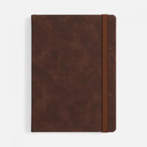 Ежедневник Urban Hard, недатированный, коричневый