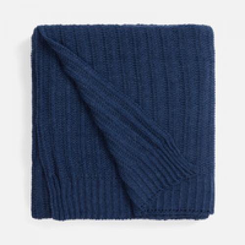 Плед Termoment, синий меланж