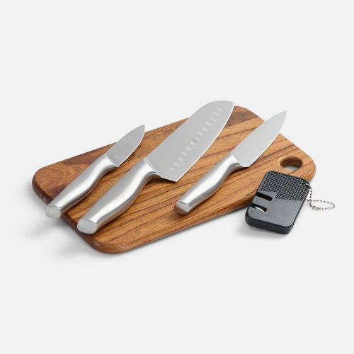 Набор для мяса Meateam с ножами и разделочной доской; - купить необычные подарки в Воронеже