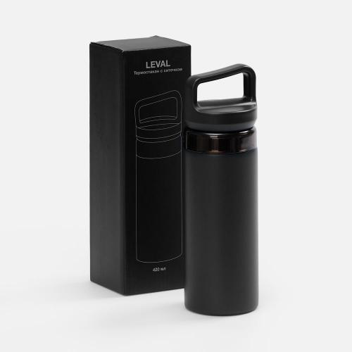 Термостакан Leval с ситечком; - купить подарки с логотипом в Воронеже