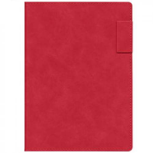 Ежедневник Lable Touch, недатированный, красный