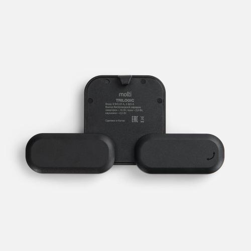 Складная станция беспроводной зарядки Trilogic; - купить именные сувениры в Воронеже