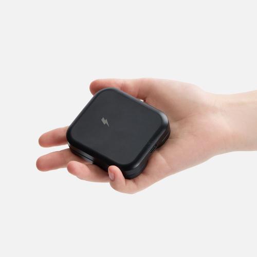 Складная станция беспроводной зарядки Trilogic; - купить подарки с логотипом в Воронеже