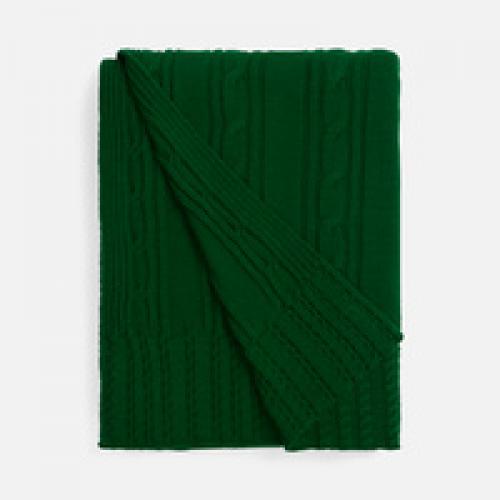 Плед Remitti, глубокий зеленый