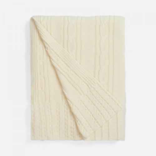 Плед Remitti, белый (молочный)