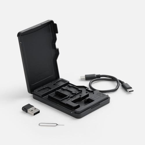 Органайзер для карт памяти и SIM с кардридером Multitask; - купить необычные сувениры в Воронеже