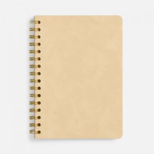 Ежедневник Spiral, недатированный, бежевый