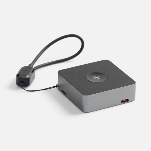 Внешний аккумулятор с беспроводной зарядкой Aura Power 5000 мАч; - купить необычные подарки в Воронеже