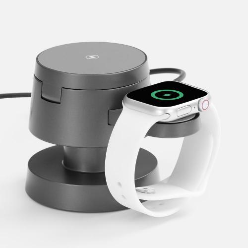 Станция беспроводной зарядки с подсветкой Lume; - купить именные сувениры в Воронеже