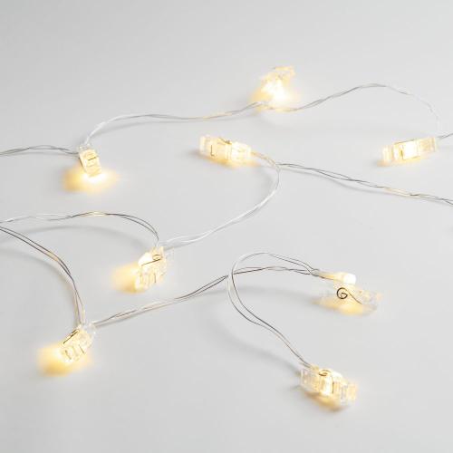 Гирлянда с прищепками Lumitale; - купить необычные сувениры в Воронеже