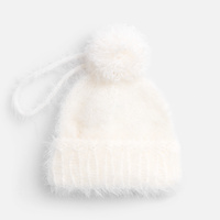 Подвеска на елку «Вьюжка», шапочка, белая