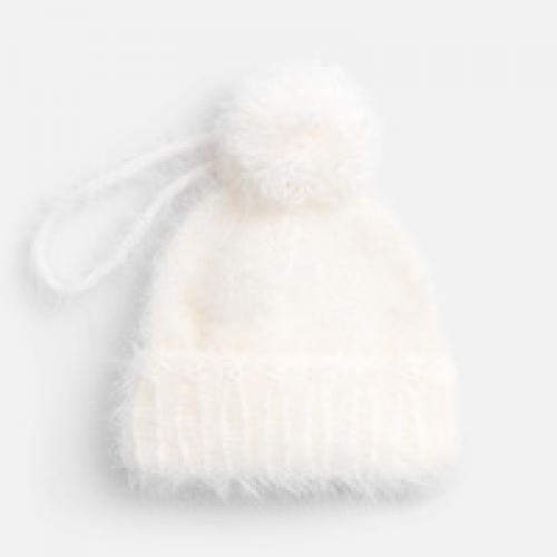 Подвеска на елку «Вьюжка», шапочка, белая