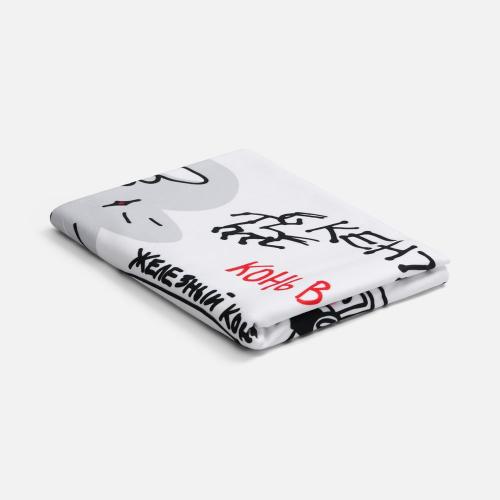 Флисовый плед «Коневедение»; - купить необычные сувениры в Воронеже