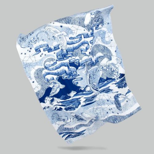 Флисовый плед «Чудеса прилетели»; - купить подарки с логотипом в Воронеже