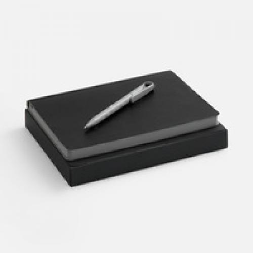 Набор Doppio, черный с серым