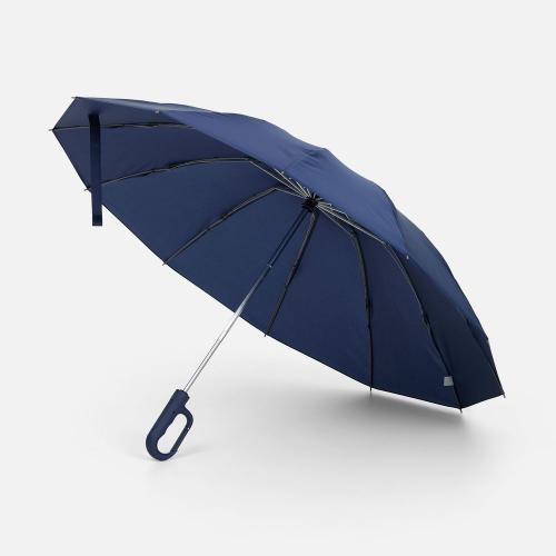 Зонт обратного сложения inLoop с ручкой-карабином; - купить бизнесс-сувениры в Воронеже