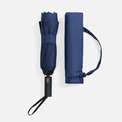 Зонт обратного сложения twoGether с двойным куполом; - купить подарки с логотипом в Воронеже