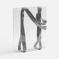 Шопер Clear Fest, ver.2, прозрачный с серыми ручками