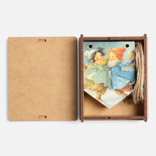 Деревянные флажки «Праздничные мотивы»; - купить именные сувениры в Воронеже