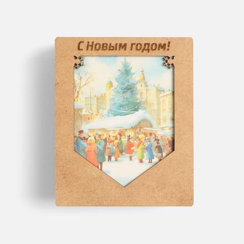 Деревянные флажки «Праздничные мотивы»; - купить необычные подарки в Воронеже