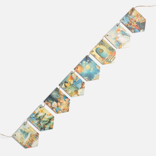 Деревянные флажки «Праздничные мотивы»; - купить подарки с логотипом в Воронеже