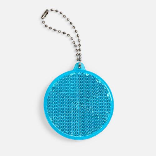 Пешеходный светоотражатель с цепочкой «Круг»; - купить бизнесс-сувениры в Воронеже