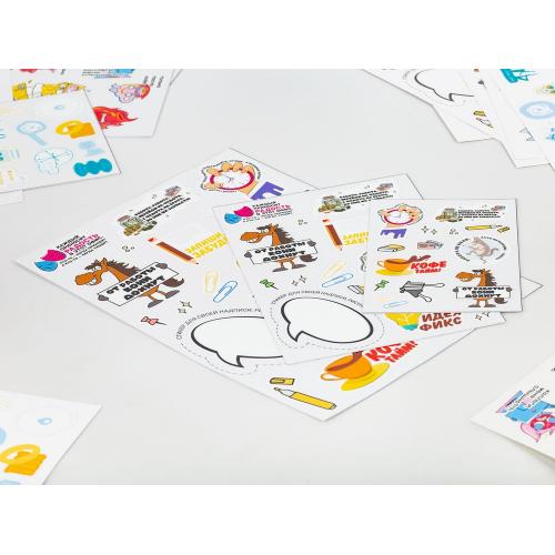 Наклейки UV-DTF Sticker Pack на заказ; - купить подарки с логотипом в Воронеже