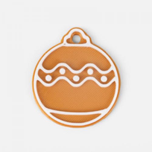 Мини-подвеска «Пряник», 3D-печать на заказ, шарик